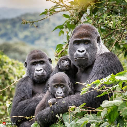 Gorilla-Chimpanzee expedition Uganda